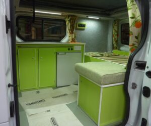 Campervan conversion by Mill Garage Duns