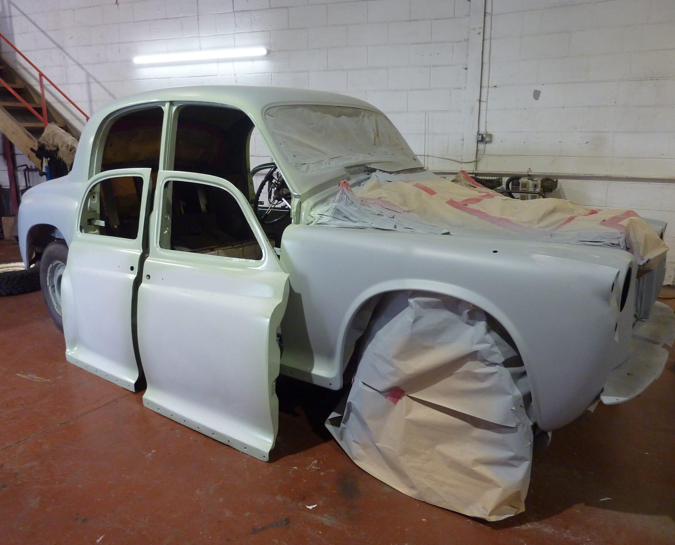 Classic 1960s Rover restoration by Mill Garage, Duns