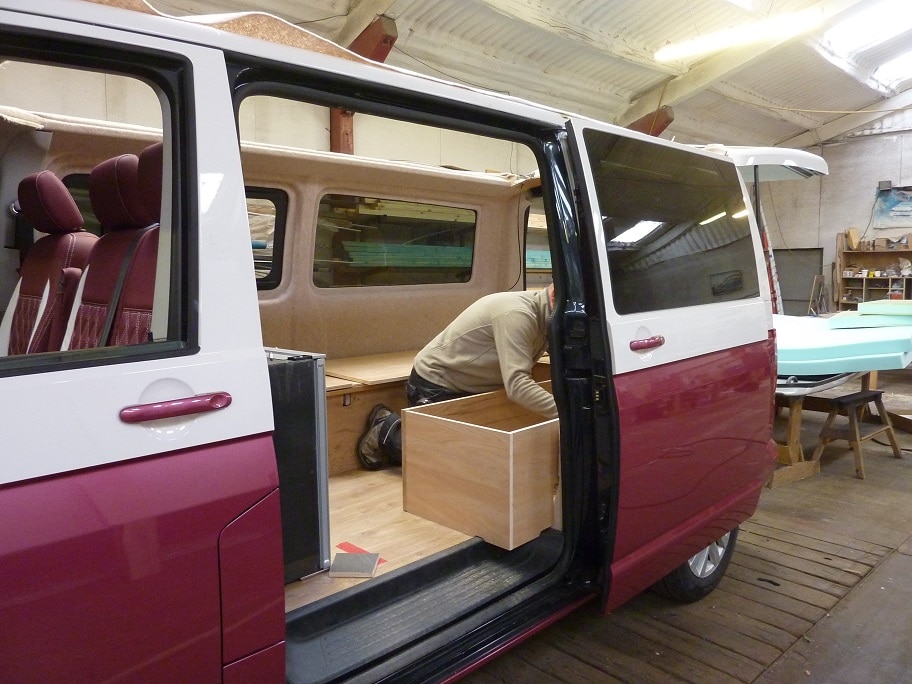 VW campervan conversion by Mill Garage, serving the Scottish Borders and Northumberland