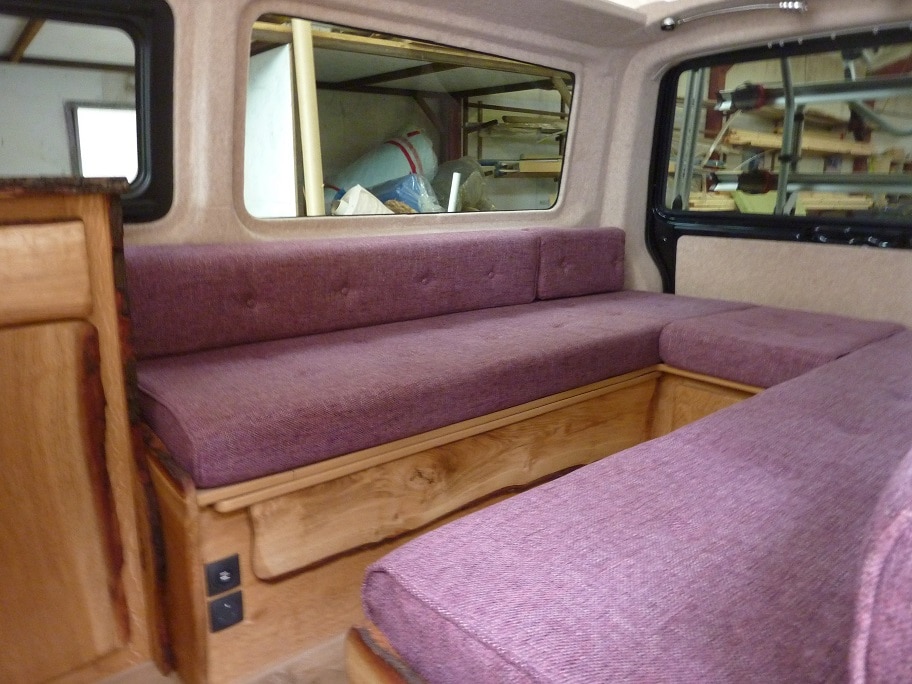 Bespoke conversion seating and bed